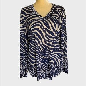 Olsen Top Size 12 M/L  Women’s Top Long Sleeve